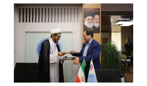دیدار رؤسای سازمان مطالعه و تدوین «سمت» و دانشگاه تهران