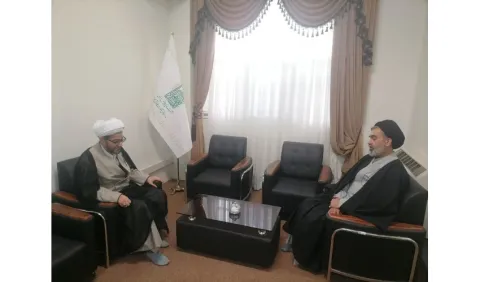 دیدار و گفتگو رئیس سازمان «سمت» با مدیر حوزه علمیه مدرسه عالی فقاهت و معاون پژوهشی دانشگاه رضوی